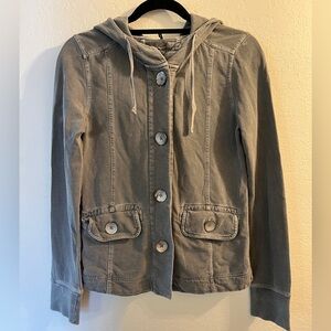 Prana women’s hoodie jacket gray Janelle Jacket